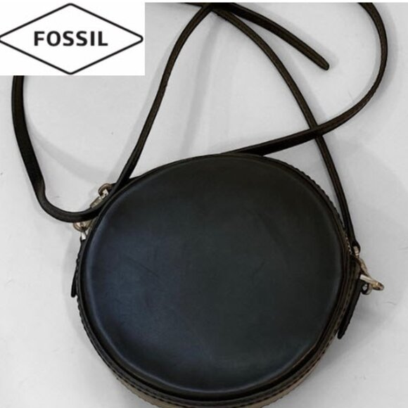 Fossil Black Crossbody Bag with Adjustable Strap - Picture 1 of 14